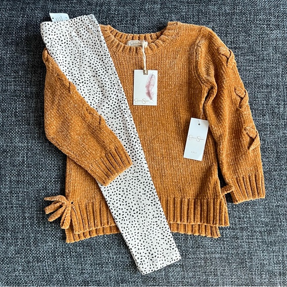 NWT Jessica Simpson Chenille Sweater Set - Picture 1 of 10